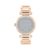 Cary Ion-Plated Carnation Goldtone Stainless Steel, Crystal and Mother-of-Pearl Bracelet Watch 14504184