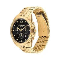Greyson Ion-Plated Goldtone Stainless Steel Chronograph Bracelet Watch 14602657