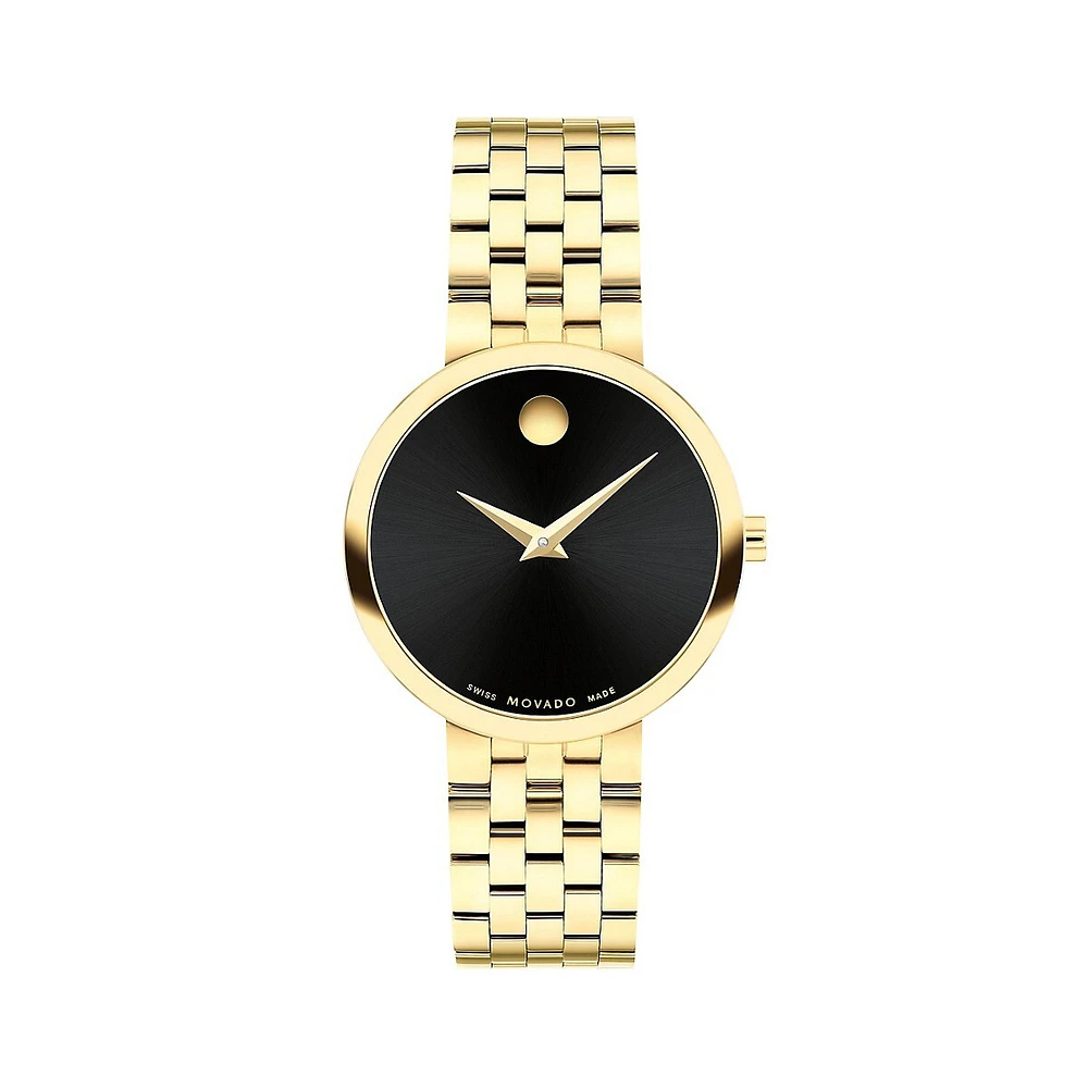 Museum Classic Gold PVD Stainless Steel Bracelet Watch 0607847