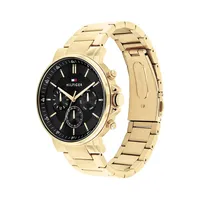 Goldplated Steel Bracelet Chronograph Watch 1710589