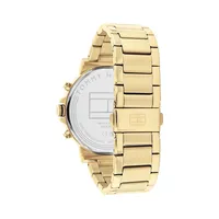 Goldplated Steel Bracelet Chronograph Watch 1710589