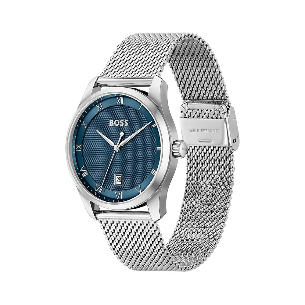 Principle Stainless Steel Mesh Bracelet Watch 1514115