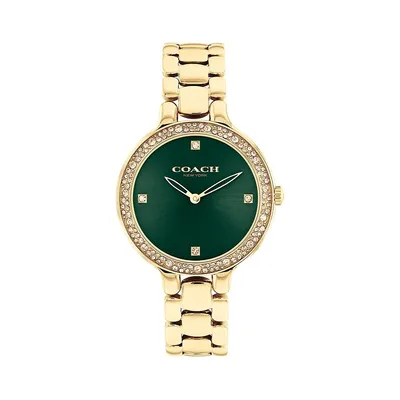 Chelsea Goldtone Stainless Steel Bracelet Watch 14504251