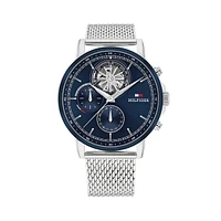 Stewart Stainless Steel & Blue Iconic-Plated Bracelet Multifunction Watch 1710609