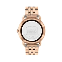 Elliot Rose Goldtone Ion-Plated Steel Bracelet Watch