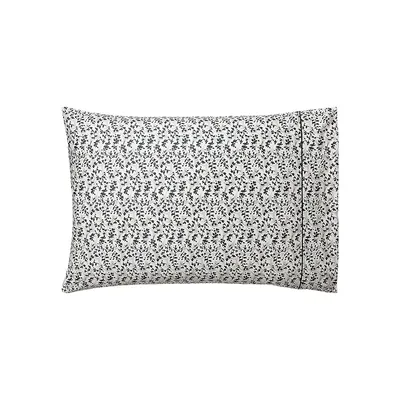 ​Eva Leaf 2-Piece Sateen Pillowcase Set