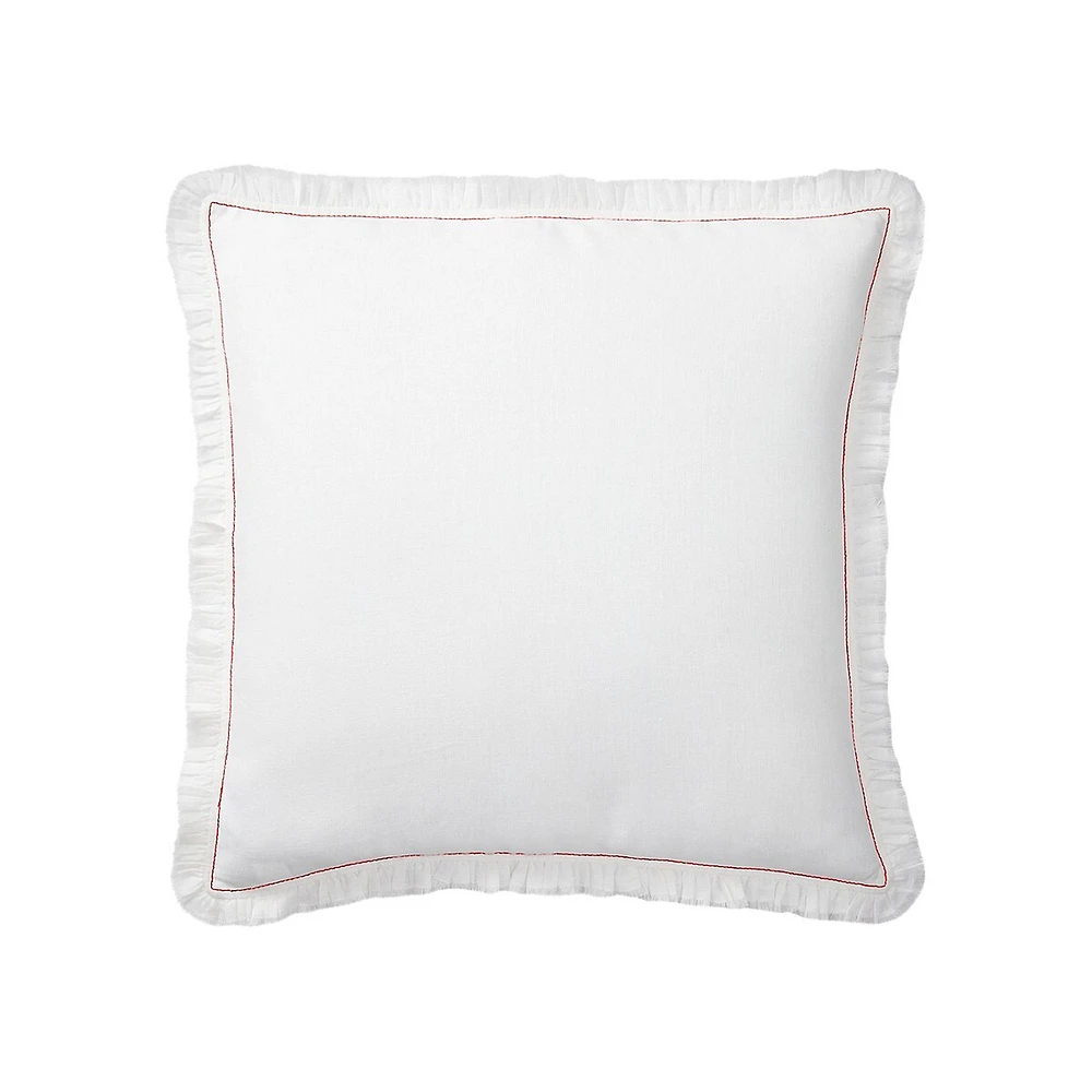 Maggie Ruffled Throw Pillow