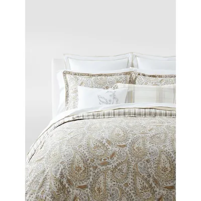 Lauren Ralph Lauren Naomi Paisley 230 Thread Count Sateen 3-Piece Comforter  Set | Square One