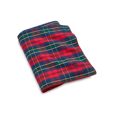 Lauren Ralph Lauren Highland Plaid Throw Blanket | Square One