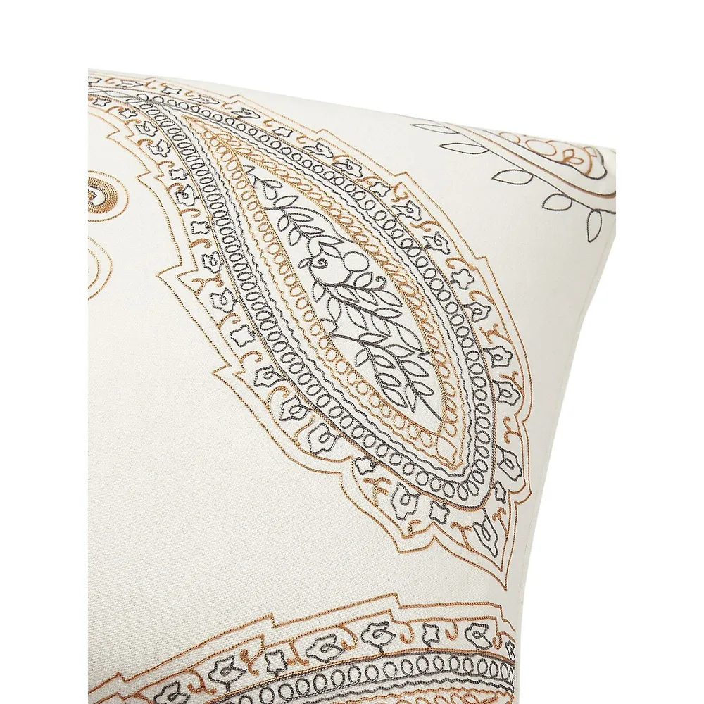 Jackson Embroidered Throw Pillow