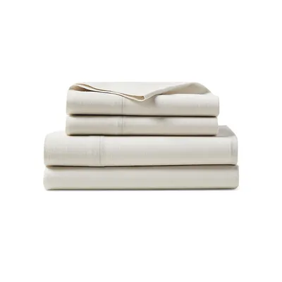 Kent 200 Thread Count Cotton-Linen 2-Piece Pillowcase Set