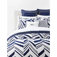 Spencer Cable Embroidery Sateen 4-Piece Sheet Set