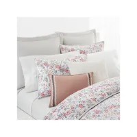 Melanie Floral Slub Cotton 3-Piece Duvet Cover Set