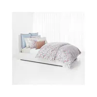 Melanie Floral Slub Cotton 3-Piece Duvet Cover Set