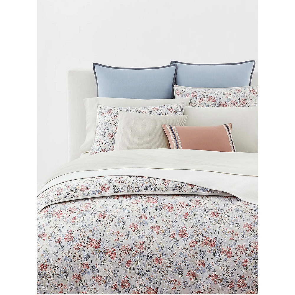 Lauren Ralph Lauren Melanie Floral Slub Cotton 3-Piece Duvet Cover Set