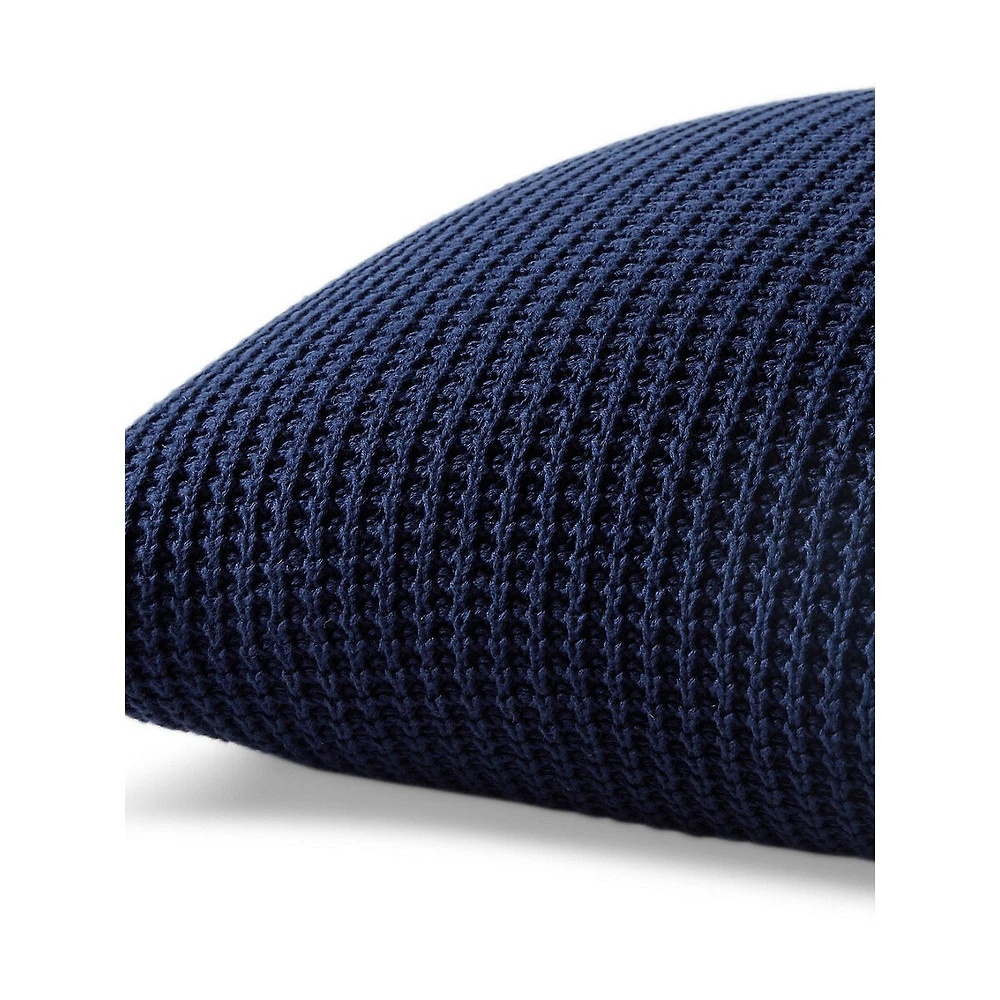 Kempner Cotton Knit Throw Pillow