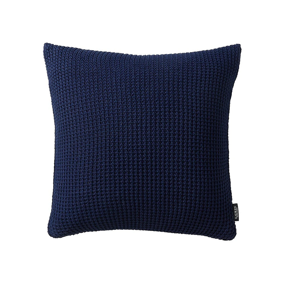 Kempner Cotton Knit Throw Pillow