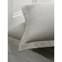 Sascha 3-Piece Matelassé Medallion Cotton Duvet Cover Set