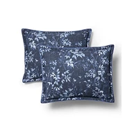 Caterina 3-Piece Floral Cotton Percale Duvet Cover Set