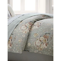 Gwynne 3-Piece Floral Cotton Sateen Duvet Cover Set