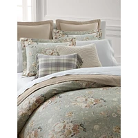 Gwynne 3-Piece Floral Cotton Sateen Duvet Cover Set