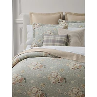 Gwynne 3-Piece Floral Cotton Sateen Duvet Cover Set