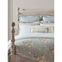 Gwynne 3-Piece Floral Cotton Sateen Duvet Cover Set