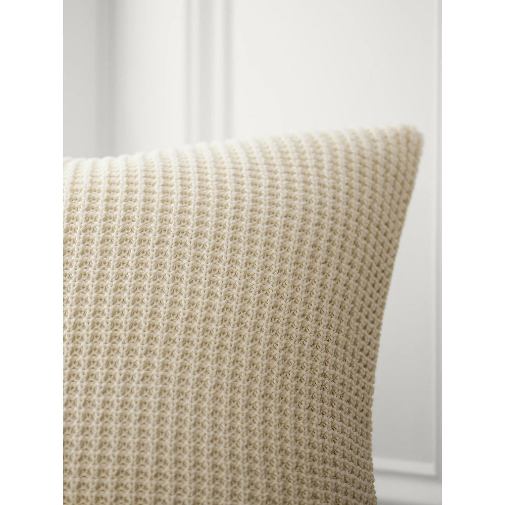 Kempner Cotton Knit Throw Pillow