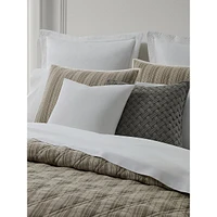 Suffield Lattice Cotton Throw Pillow