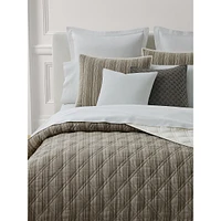 Suffield Lattice Cotton Throw Pillow