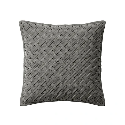 Suffield Lattice Cotton Throw Pillow