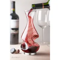 Barware Conundrum Glass & Stainless Steel Decanter