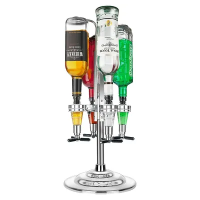4-Bottle LED Bar Caddy