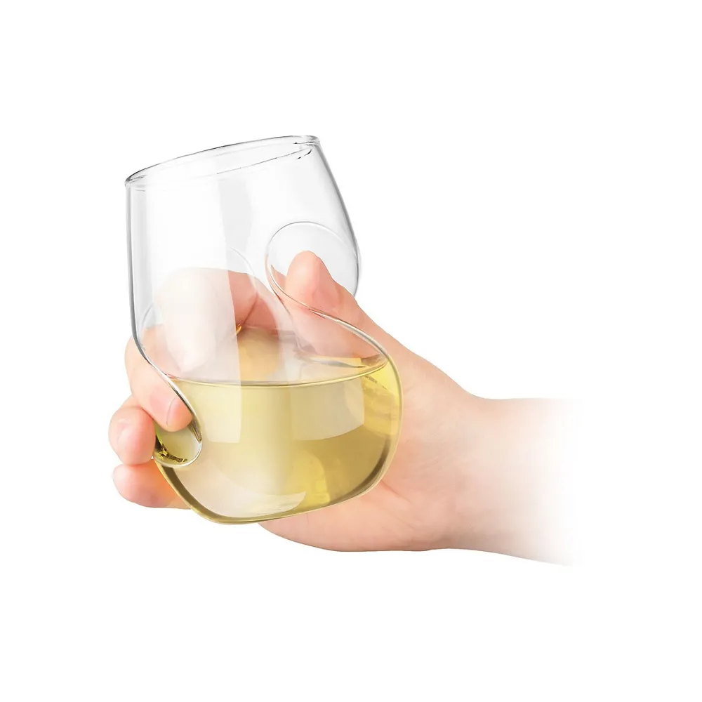 Barware 4-Piece Conundrum White Wine Glasses