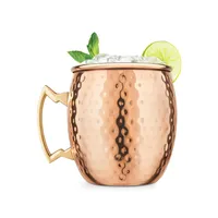 Chope à Moscow Mule au fini martelé