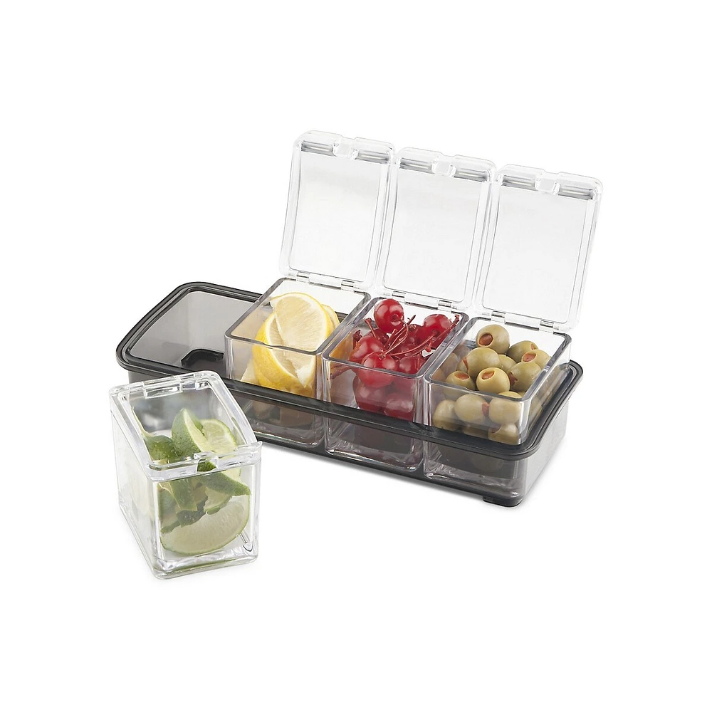 Barware 5-Piece Garnish Caddy Bar Set