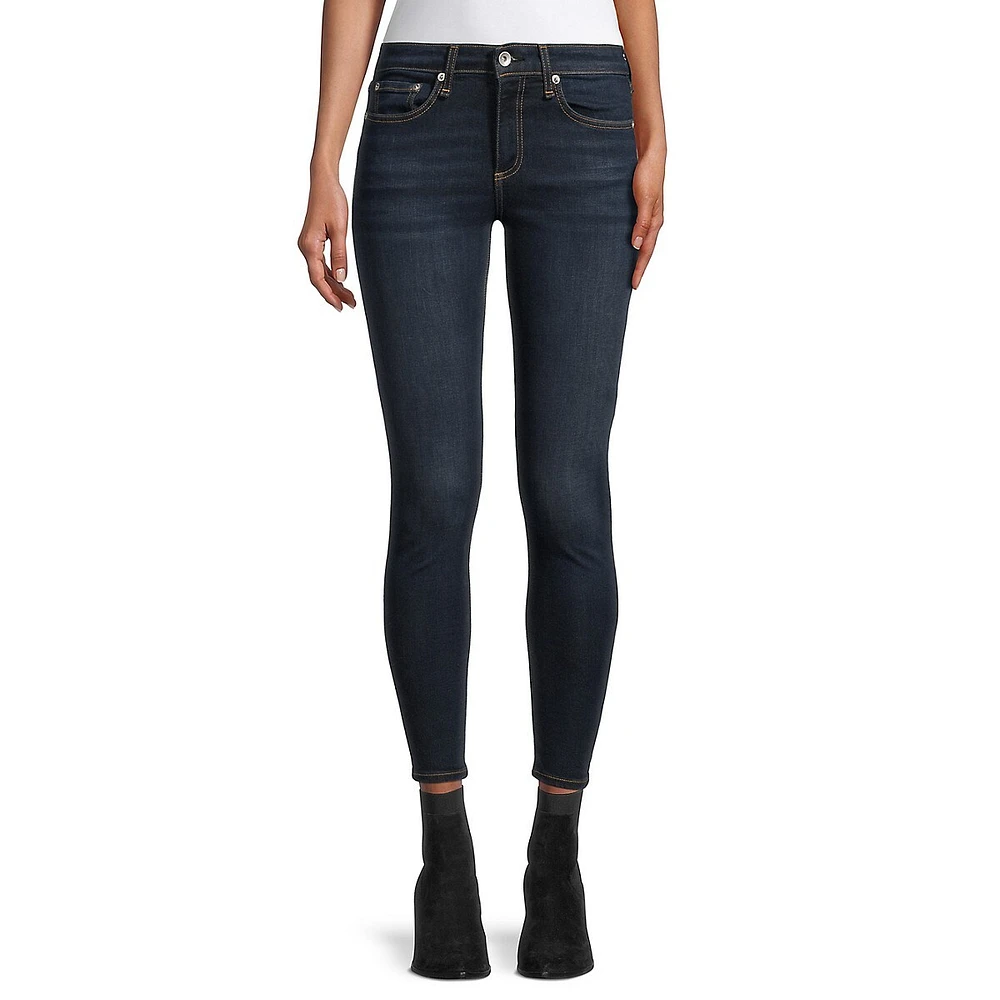 Cate Mid-Rise Ankle Skinny Jeans