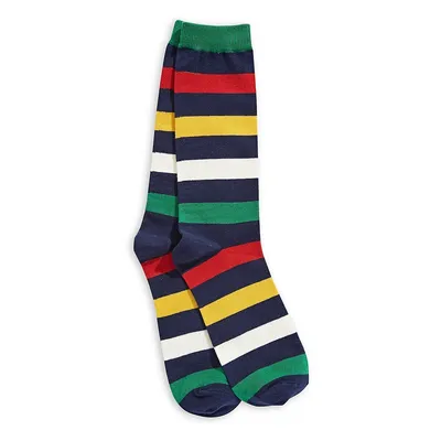 Men's Multistripe Crew Socks