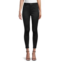 5-Pocket High Rise Skinny Jeans