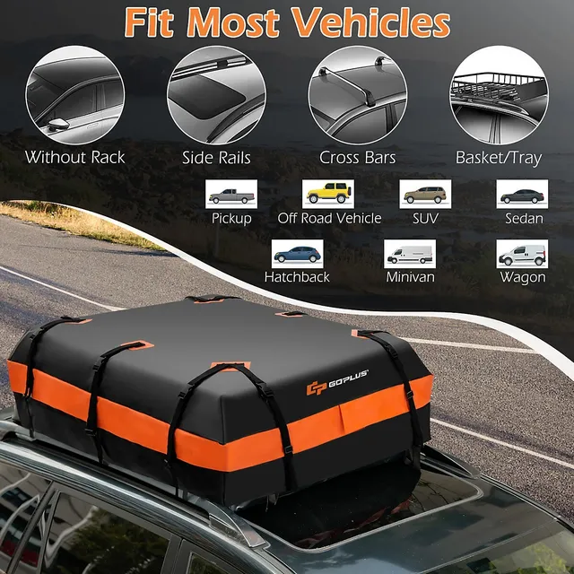 Universal Roof Rack Basket Car Top Luggage Carrier Cargo Holder Travel 48''  x 40