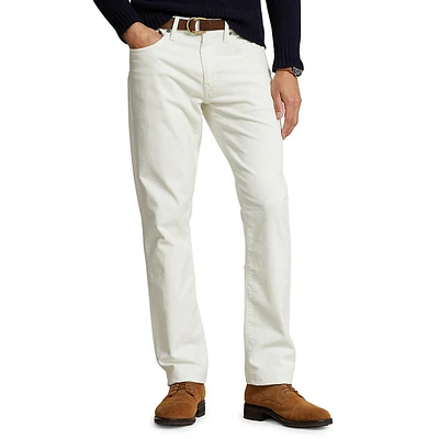 Slim-Straight Corduroy Pants