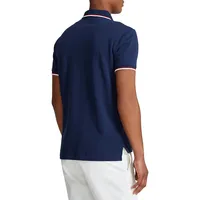 Classic-Fit Mesh Polo Shirt