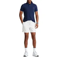 Classic-Fit Mesh Polo Shirt