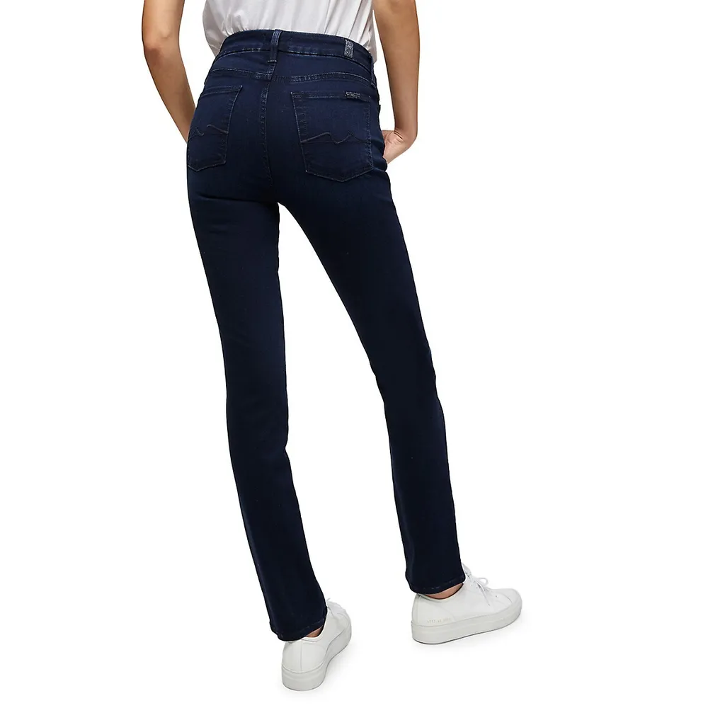 Kimmie Mid-Rise Straight Jeans