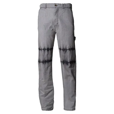 Premium Scribbler-Detailed Carpenter Jeans