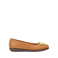 Big Bet Buckle Ballet Flats