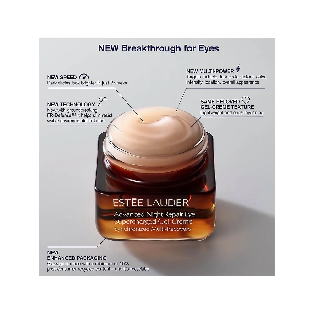 Gel-crème multi-réparation synchronisée Advanced Night Repair Eye