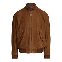 Suede Bomber Jacket