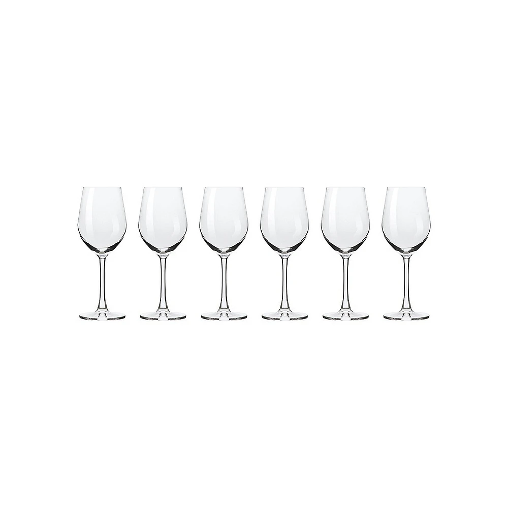 Cosmopolitan Set Of 6 Wine Glasses