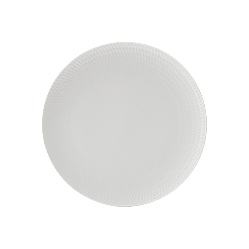 Assiette plate en porcelaine Round Diamond